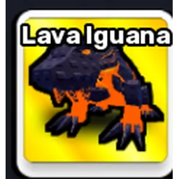 Lava Iguana — Legendary Steal An Egg pet